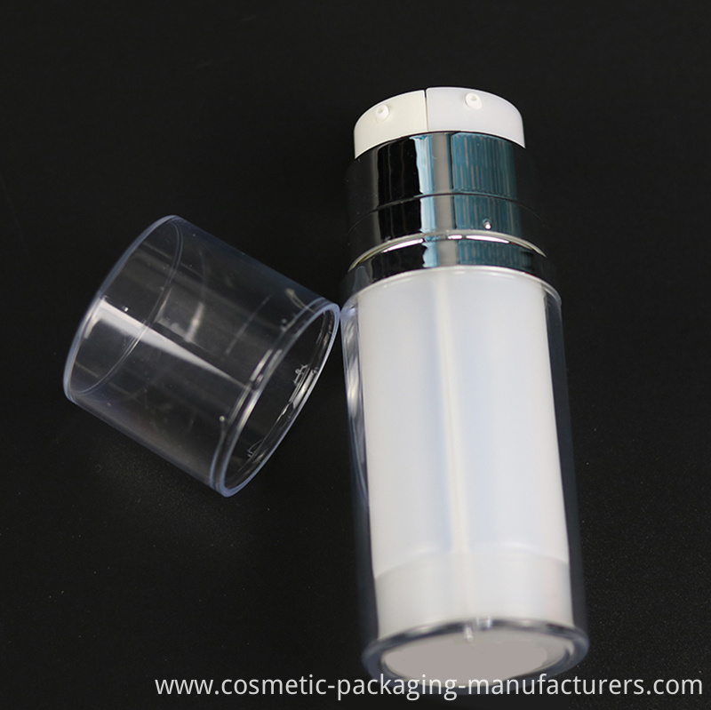 Double Tube Airless Bottle for Day and Night Cream (NAB38)